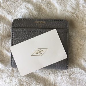 Pebbled Fossil Wallet